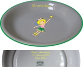 Kinderteller tief "Lillifee"  22 cm mit Namen